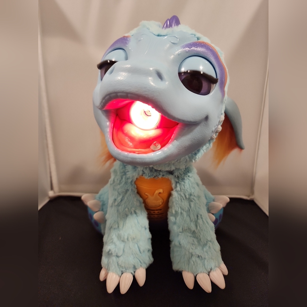 FurReal Fur Real Friends Torch My Blazin Dragon Interactive Toy Hasbro read desc